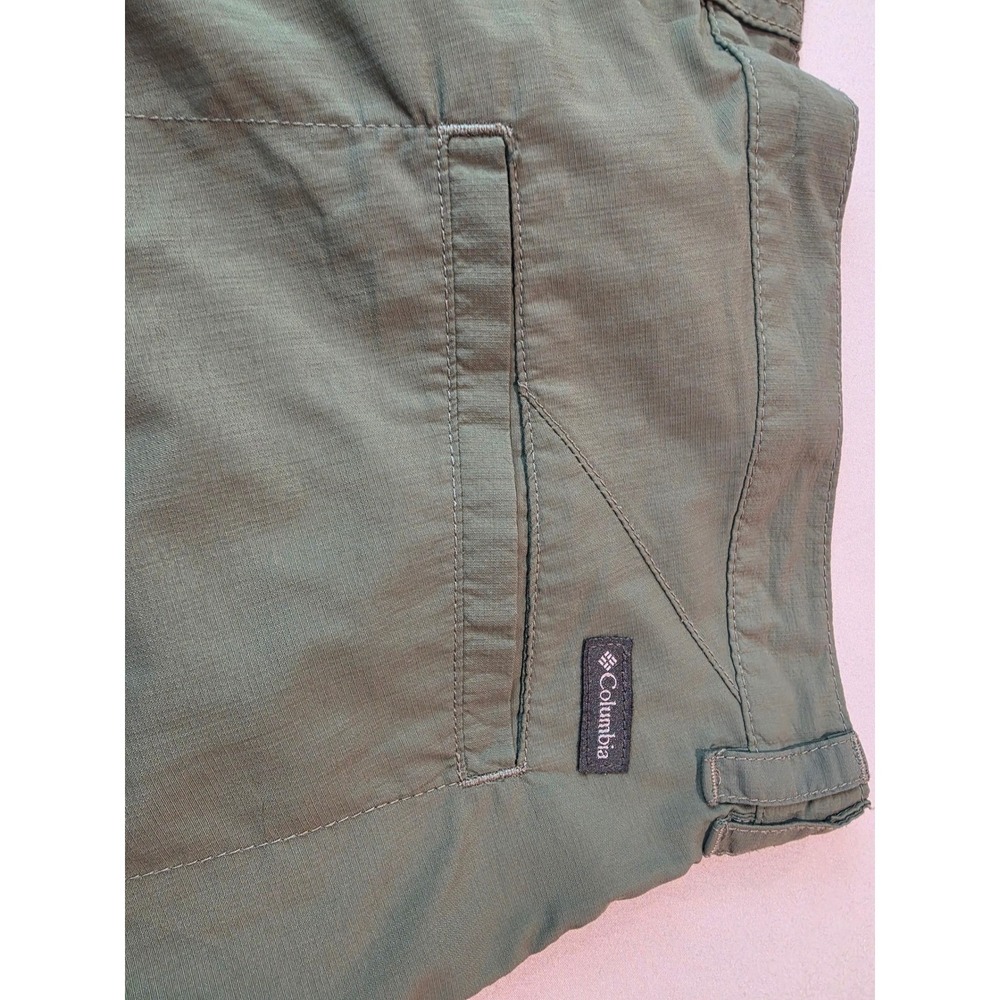 Columbia Mens Omni-Shade Cargo Hiking Shorts Green Size 36 AM4715 Sun Protection - Picture 5 of 8